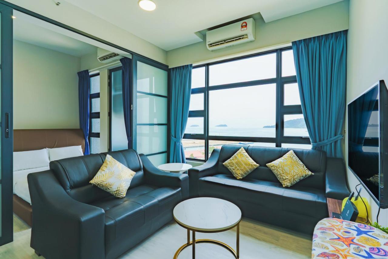 Full Seaview 2R1B Condo For 6Pax In Kota Kinabalu Bagian luar foto