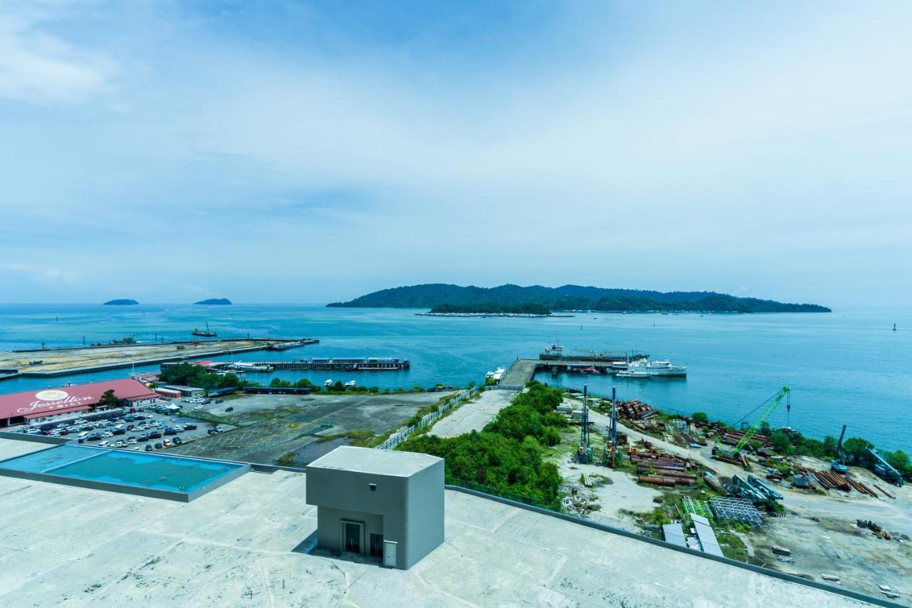 Full Seaview 2R1B Condo For 6Pax In Kota Kinabalu Bagian luar foto