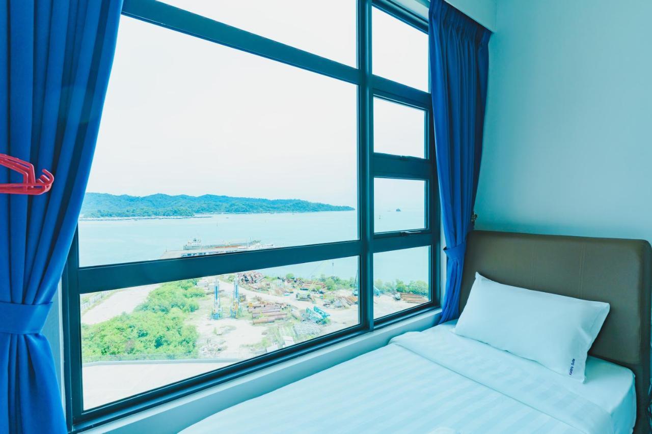 Full Seaview 2R1B Condo For 6Pax In Kota Kinabalu Bagian luar foto